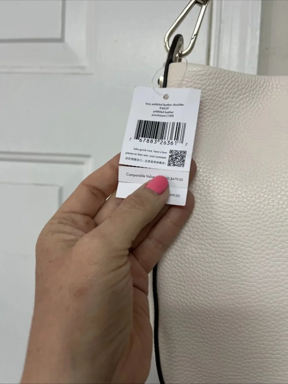 KATE SPADE NY Leather Shoulder Parchment (Off White)/Gold🌸 - Picture 3 of 7
